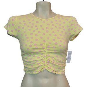 5/$25 Summer Sale!!! BP Yellow & Pink Crop Top Size XS‎